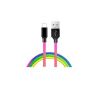  Зображення Кабель 1m USB 2.0 AM/Type-C Colorway (CW-CBUC018-MC) multicolor 