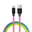  Зображення Кабель 1m USB 2.0 (AM/Micro USB) ColorWay (CW-CBUM017-MC) Multicolor 