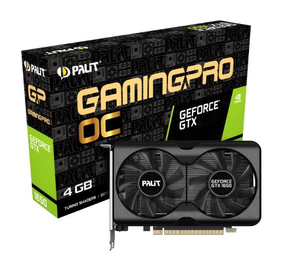  Зображення Відеокарта GF GTX 1650 4GB GDDR6 GamingPro OC Palit (NE61650S1BG1-1175A) 