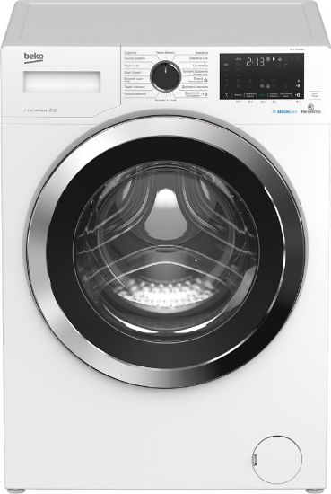  Зображення Пральна машина Beko фронтальна, 7кг, 1200, A+++, 45см, дисплей, пар, інвертор, SMART, білий 