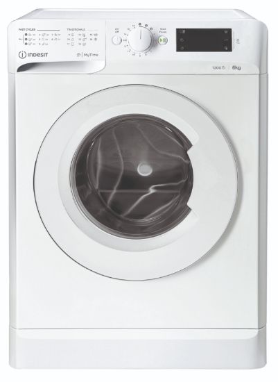  Зображення Пральна машина Indesit фронтальна, 6кг, 1200, A+++, 43см, дисплей, білий 