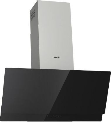  Зображення Витяжка Gorenje похила, 90см, 608м3ч, чорний 