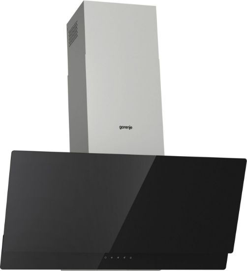  Зображення Витяжка Gorenje похила, 90см, 608м3ч, чорний 
