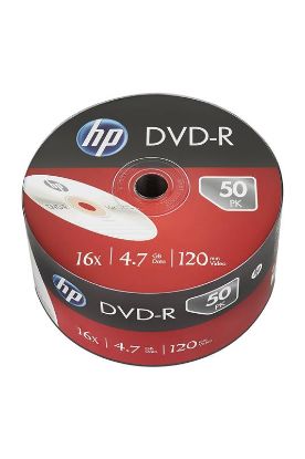  Зображення Диск DVD-R 4.7GB  16x   50pcs  HP) 