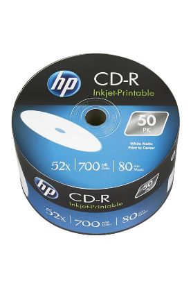  Зображення Диск CD-R 700MB  52x   50pcs  HP IJ PRINT (69301/CRE00070WIP-3)) 