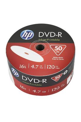  Зображення Диск DVD-R 4.7GB  16x   50pcs  HP IJ PRINT) 