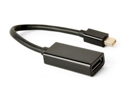  Зображення Адаптер-перехідник Mini DisplayPort - DisplayPort-Cablexpert A-mDPM-DPF4K-01 Mini DisplayPort (вилка "тато") - DisplayPort (розетка "мама")) 