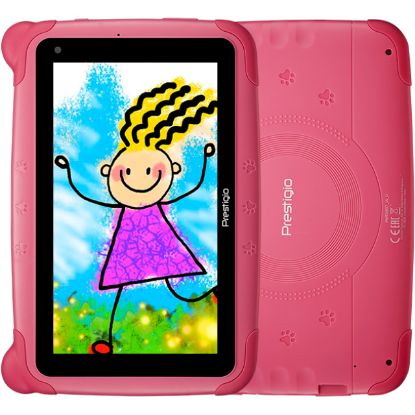  Зображення Prestigio Smartkids, PMT3197_W_D_PK, wifi, 7" 1024*600 IPS display, up to 1.3GHz quad core processor, android 10 (go edition), 1GB RAM+16GB ROM, 0.3MP front+2MP rear camera,2500mAh battery 