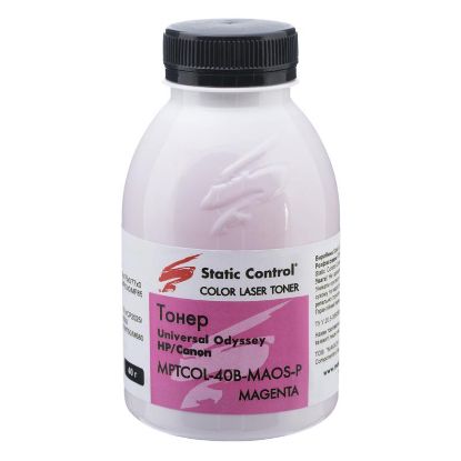  Зображення Тонер HP/Canon Універсальний Odyssey   40г  Magenta  *Static Control) 