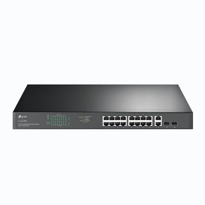  Зображення Комутатор TP-LINK TL-SG1218MP 16xGE/PoE+ 250W 2xGE 2xcomboGE/SFP 19" 1U 