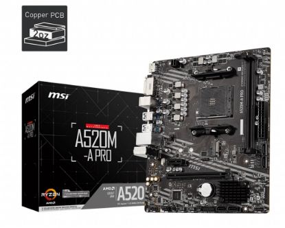  Зображення MB AMD A520 SAM4 MATX/A520M-A PRO MSI 