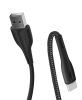  Зображення Кабель 1m USB 2.0 AM/Type-C Colorway (CW-CBUC034-BK) (PVC + led) 2.4А Black 