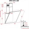  Зображення Витяжка Perfelli DNS 6642 BL LED 