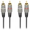  Зображення Аудіо-кабель 2RCA to 2RCA 2.5m Cablexpert (CCAP-202-2.5M) 