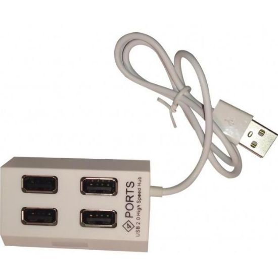  Зображення Концентратор USB 2.0 Atcom TD4004 4хUSB2.0 White (AT10724) 