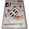  Зображення Концентратор USB 2.0 Atcom TD4004 4хUSB2.0 White (AT10724) 