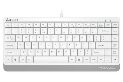  Зображення Клавіатура A4-Tech Fstyler Compact Size FK11 USB (White) 