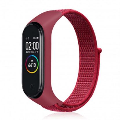  Зображення Ремінець BeCover Nylon Style для Xiaomi Mi Smart Band 5/Mi Smart Band 6 Red (705431) 