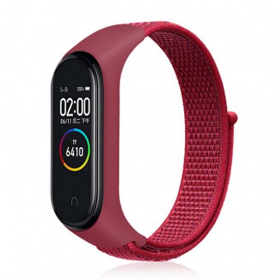  Зображення Ремінець BeCover Nylon Style для Xiaomi Mi Smart Band 5/Mi Smart Band 6 Red (705431) 