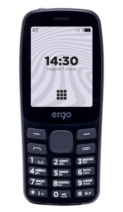  Зображення Мобiльний телефон Ergo B241 Basic Dual Sim Black 