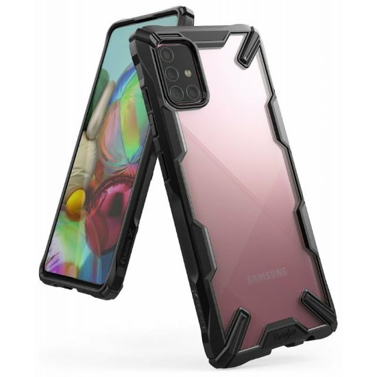  Зображення Чохол-накладка Ringke Fusion X для Samsung Galaxy A71 SM-A715 Black (RCS4694) 