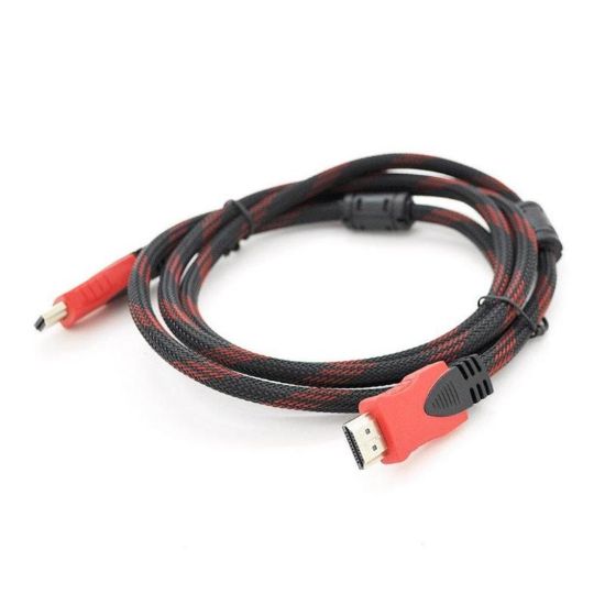  Зображення Кабель Merlion (YT-HDMI(M)/(M)NY/RD-15m/00261) HDMI-HDMI, 15м Black/Red, пакет 