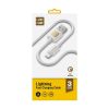  Зображення Кабель Luxe Cube USB-Lightning, 3А, 1м, білий (7775557575228) 
