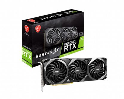  Зображення VGA PCIE16 RTX3060 12GB LHR/RTX 3060 VENTUS 3X 12G OC MSI 