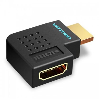  Зображення Адаптер Vention HDMI M - HDMI F, v2.0, угол 270 (AICB0) 