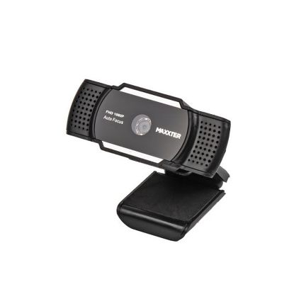  Зображення Веб-камера Maxxter USB 2.0, FullHD 1920x1080 Black 