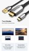  Зображення Кабель Vention HDMI - USB+USB-C, 1.5 m, Black (CGTBG) 