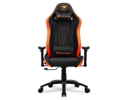  Зображення Крісло для геймерів EXPLORE Black/Orange  дихаюча екошкіра, стальний каркас, чорний+оранжевий) 