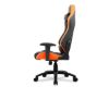  Зображення Крісло для геймерів EXPLORE Black/Orange  дихаюча екошкіра, стальний каркас, чорний+оранжевий) 
