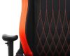  Зображення Крісло для геймерів EXPLORE Black/Orange  дихаюча екошкіра, стальний каркас, чорний+оранжевий) 