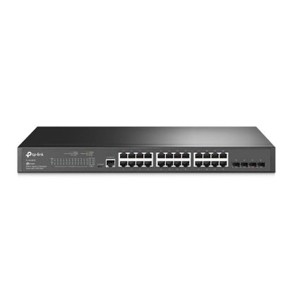  Зображення Комутатор TP-LINK TL-SG3428 24xGE 4xGE SFP L2 JetStream 19" 1U 