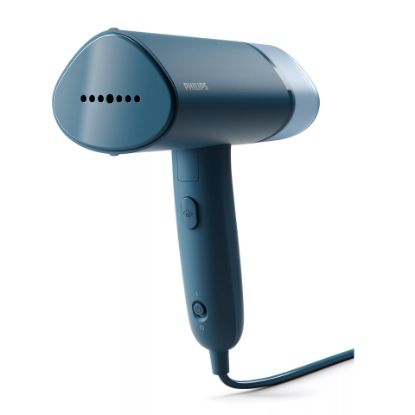  Зображення Відпарювач Philips компактний 3000 Series, 1000Вт, 100мл, постійна пара - 20гр, складана ручка, синій 