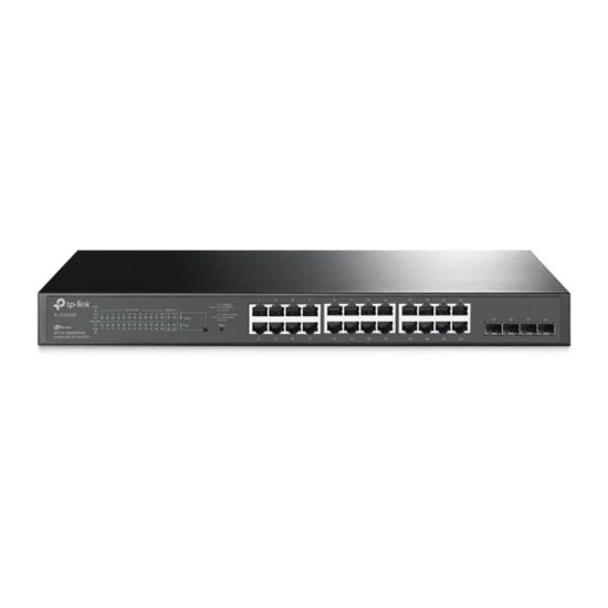  Зображення Комутатор TP-LINK TL-SG2428P 24xGE/PoE+ 250W, 4xSFP+, JetStream 