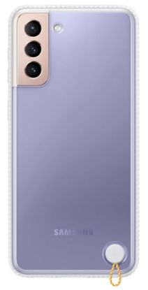 Зображення Чохол до мобільного телефона Samsung Clear Protective Cover Samsung Galaxy S21+ White (EF-GG996CWEGRU) 