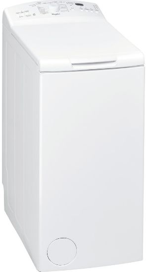  Зображення Пральна машина Whirlpool вертикальна, 5,5кг, 1000, A++, 60см, дисплей, білий 