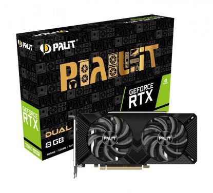  Зображення Відеокарта GF RTX 2060 Super 8GB GDDR6 Dual Palit (NE6206S018P2-1160A-1) 