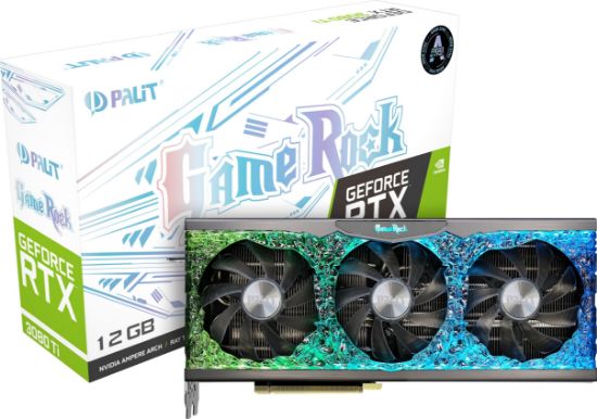  Зображення Відеокарта GF RTX 3080 Ti 12GB GDDR6X GameRock Palit (NED308T019KB-1020G) 