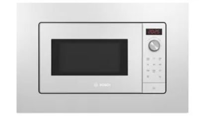  Зображення Мікрохвильова піч Bosch вбудовувана, 20л, електр. управл., 800Вт, дисплей, білий 