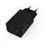  Зображення Зарядное устройство Colorway 2USB AUTO ID 2,1A (10W) Black (CW-CHS015-BK) 