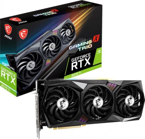  Зображення Відеокарта GF RTX 3070 Ti 8GB GDDR6X Gaming X Trio MSI (GeForce RTX 3070 Ti GAMING X TRIO 8G) 