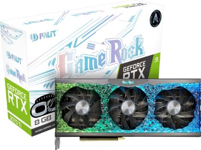  Зображення Відеокарта GF RTX 3070 Ti 8GB GDDR6X GameRock OC Palit (NED307TT19P2-1047G) 