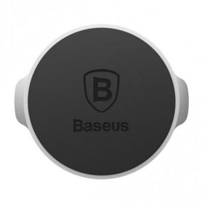  Зображення Автомобільне кріплення для смартфона Magnetic Small ears (Клейка стрічка) Baseus Срібне 