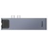  Зображення Концентратор USB-C 7-in-one smart Grey (CAHUB-L0G) 