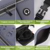 Зображення Поясна сумка BeCover DL0007 Dark Gray (706067) + органайзер для навушників 