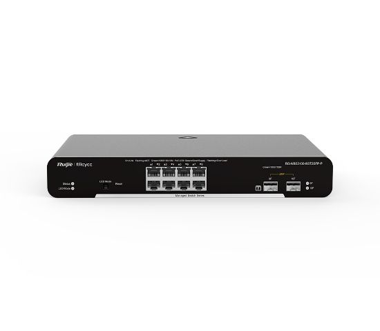  Зображення Комутатор мережевий Ruijie Networks RG-NBS3100-8GT2SFP-P 