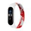  Зображення Ремінець до фітнес браслета BeCover Elastic Nylon Style для Xiaomi Mi Smart Band 5/6 (Size S) Red-White (706137) 